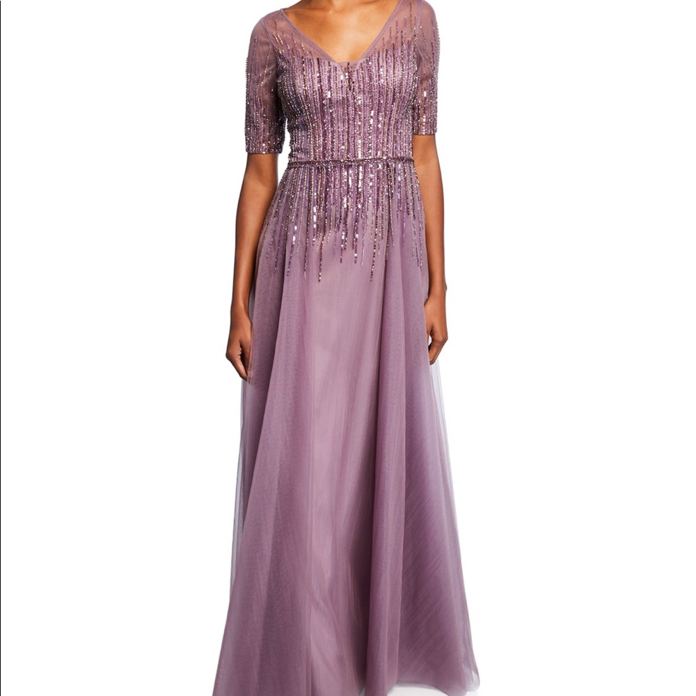 🔥 NWT Sequin Tulle Gown - Picture 1 of 10